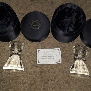 Never Used Sorelle Crystal Candle Stick Holders